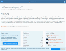 Tablet Screenshot of lis-klasse.de